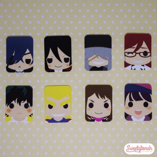 ستيكرات شخصيات الإنمي (مجموعة 2)