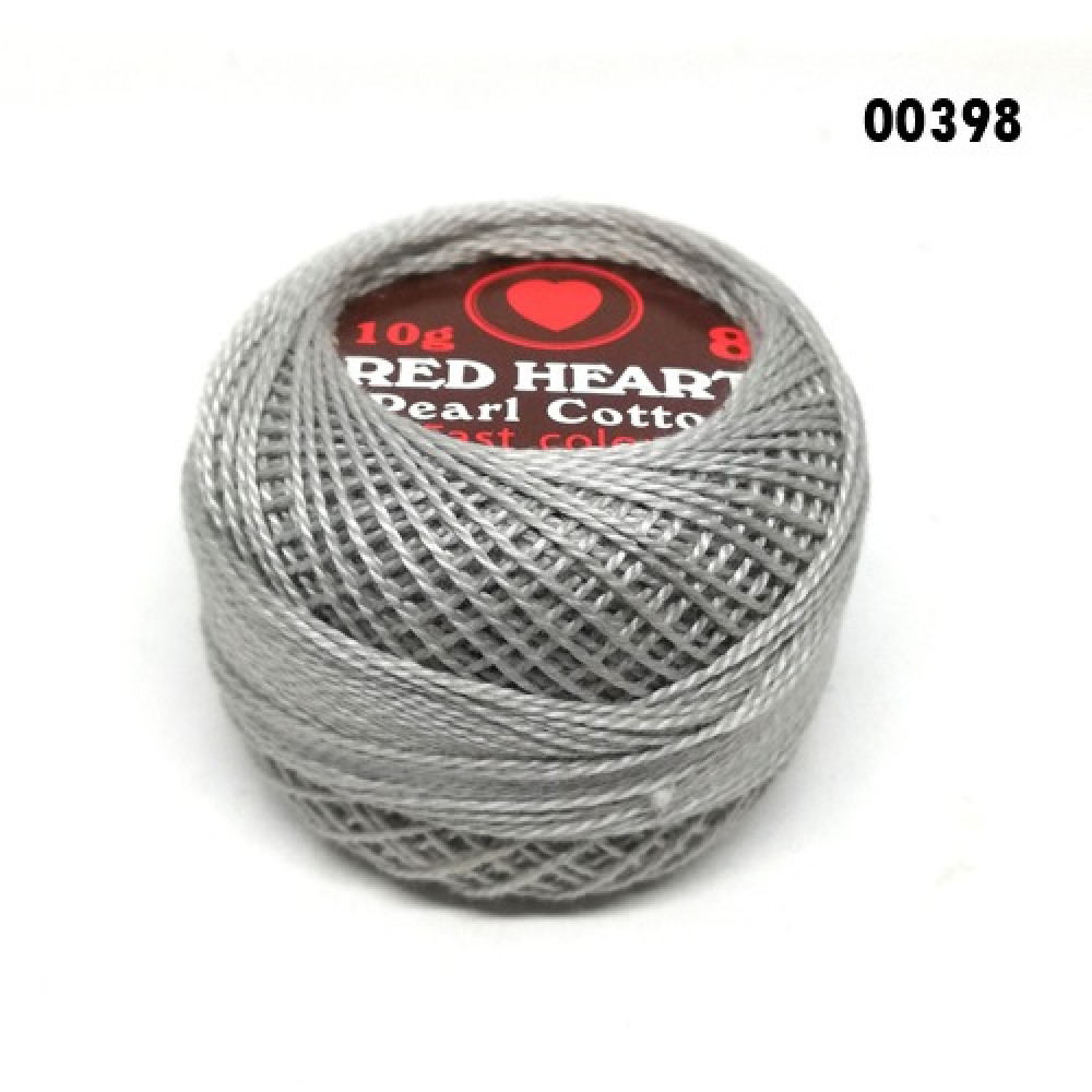 خيط تطريز Red Heart رصاصي 10غرام رقم اللون 0398