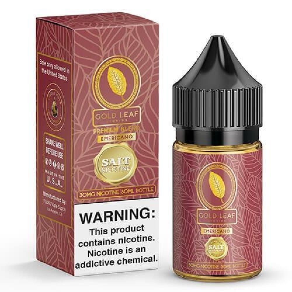 GOLD LEAF EMERICANO - Salt Nicotine - فيب السعودية Vape Saudi