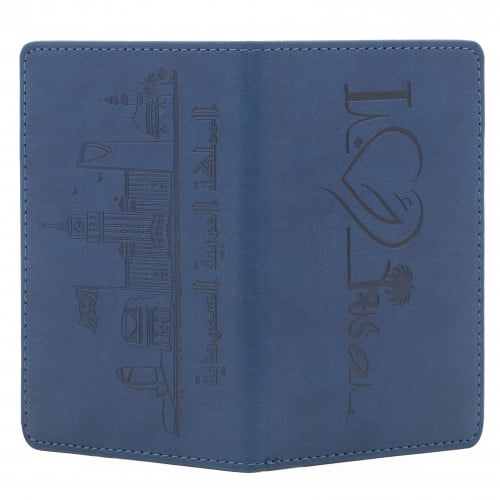 KSA Buildings Passport cover (Navy .)
