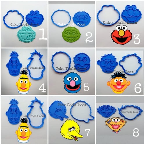 مجموعة قطاعات سمسم 8 اشكال