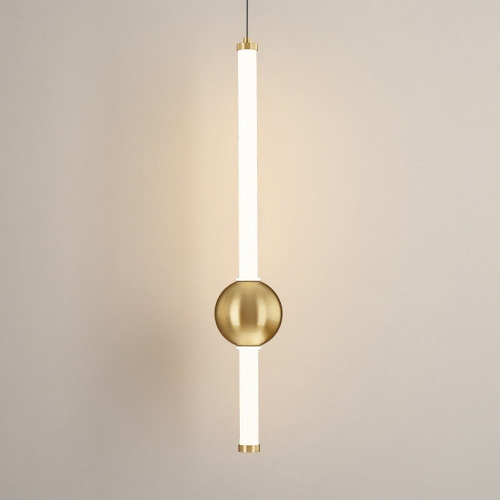 علاقي ليد مودرن برونزي 3 اضاءات 498