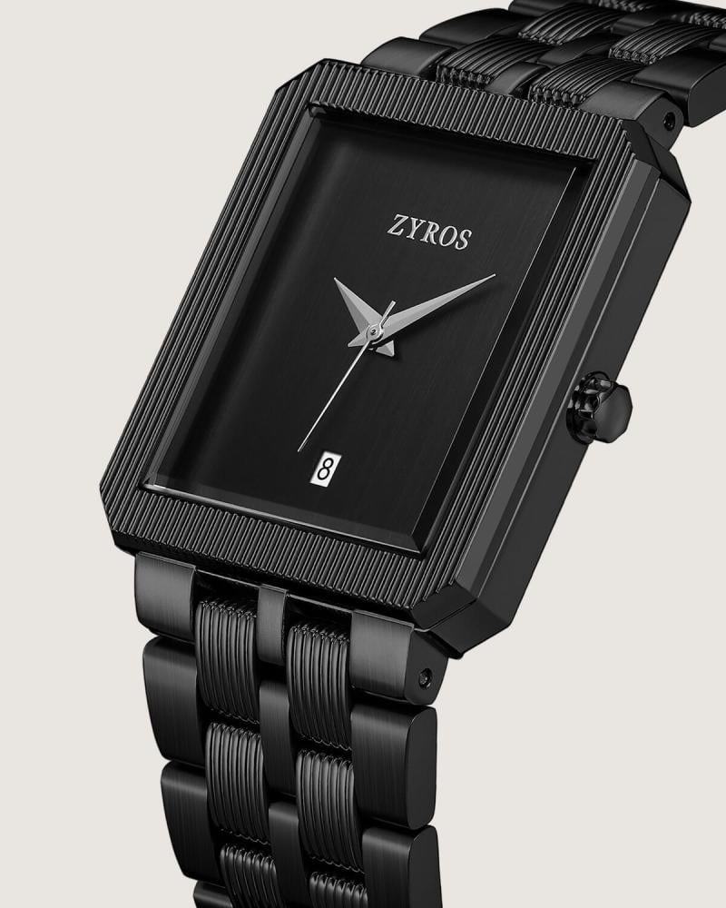 ساعة مرسى الرجالية بلون أسود