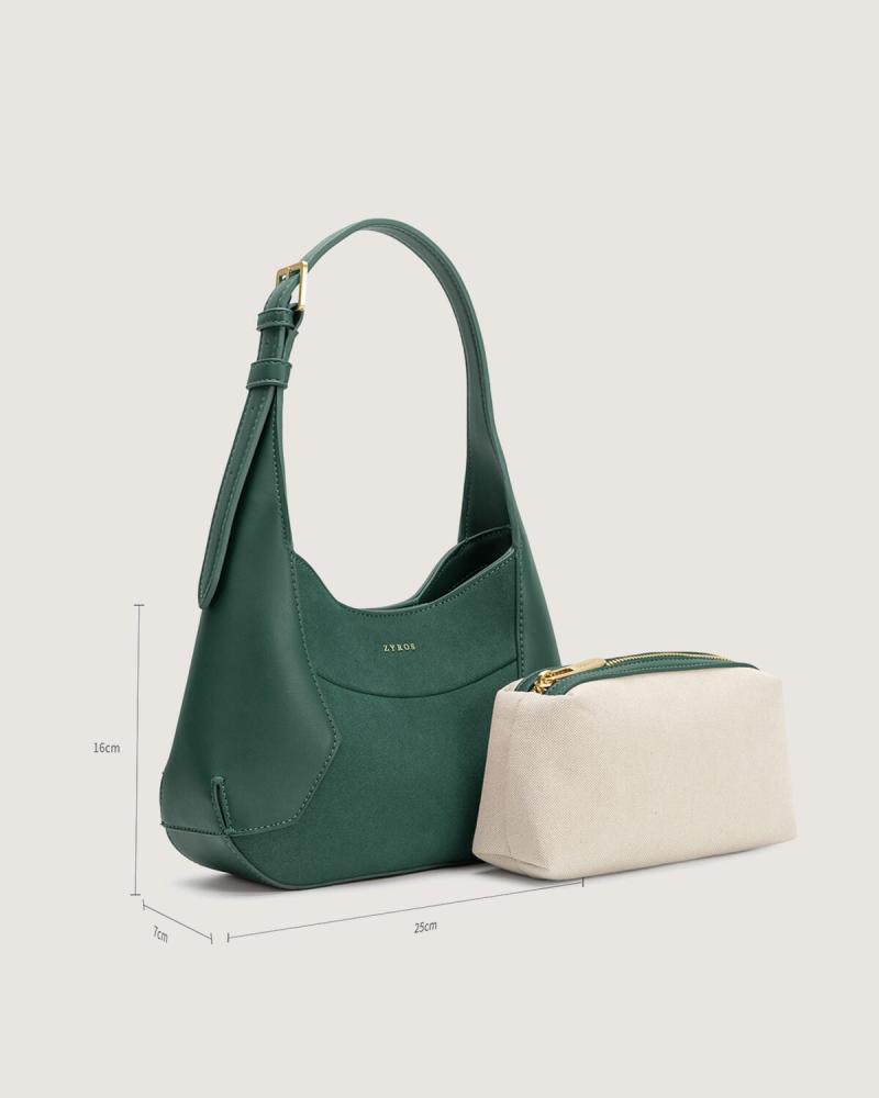 Women's bag suitable for everyday wear in green