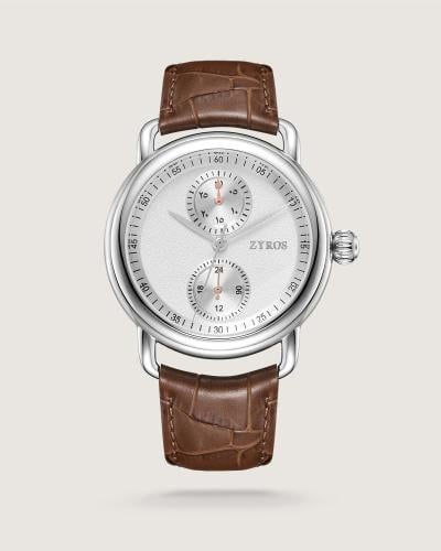 ☆SHIO's shop☆ Shaheen men's leather watch in black|Zyros Official Website