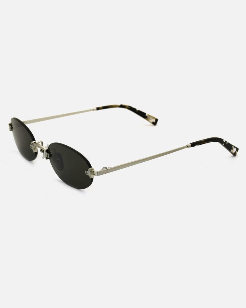Women's Rimless Sunglasses Silver