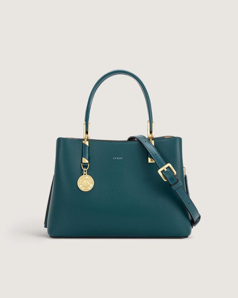 Women's medium-sized bag in green