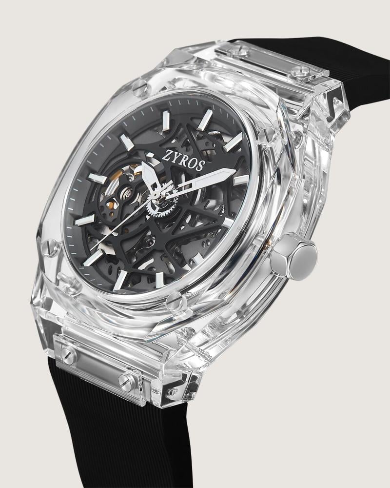 ساعة بتال الرجالية اتوماتيك ربل بلون أسود