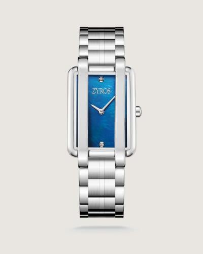Women's silver steel watch