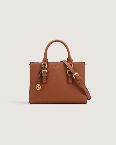 Two matching brown bags set