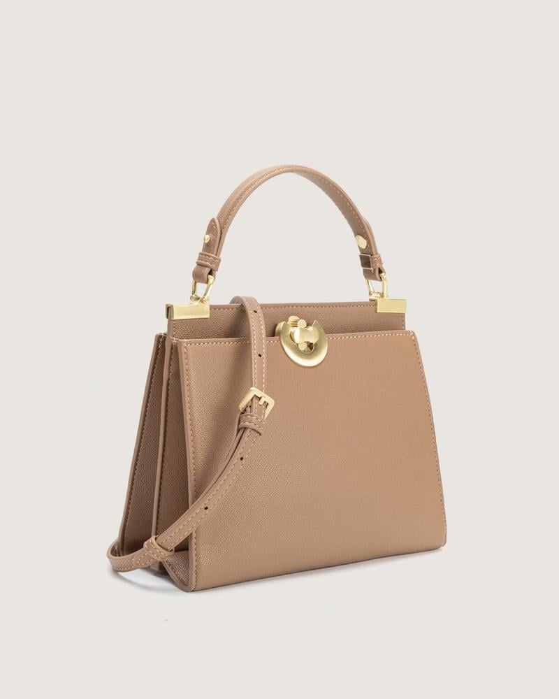 A stylish women's bag in brown