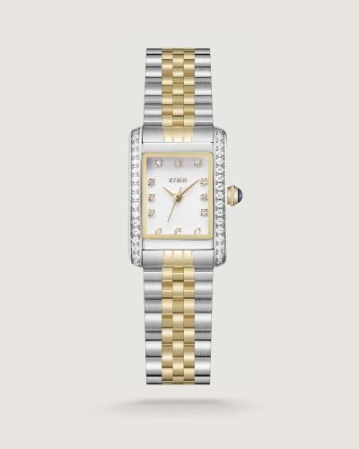 Majd women's steel watch in gold and silver
