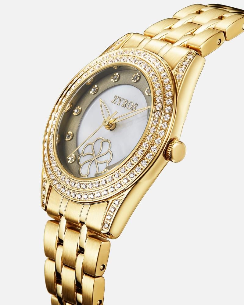 Classic women's watch in gold