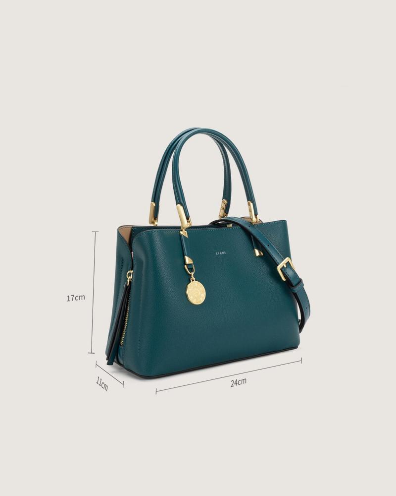 Women's medium-sized bag in green