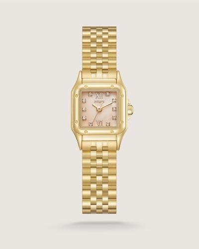 Asala women's watch, gold steel