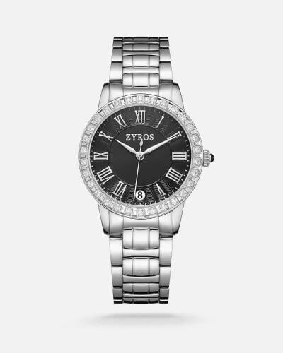 Classic women's watch in silver