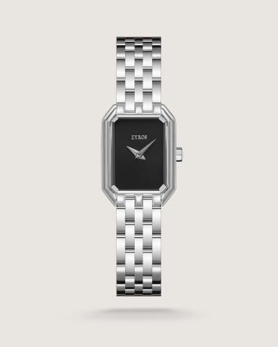 Elegant women's watch, steel, silver color