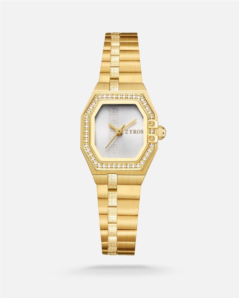 A women's steel watch that expresses your style in gold.