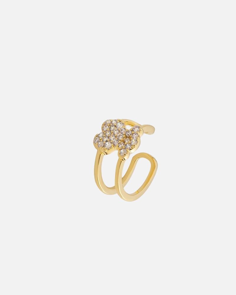 Women's single earring in gold