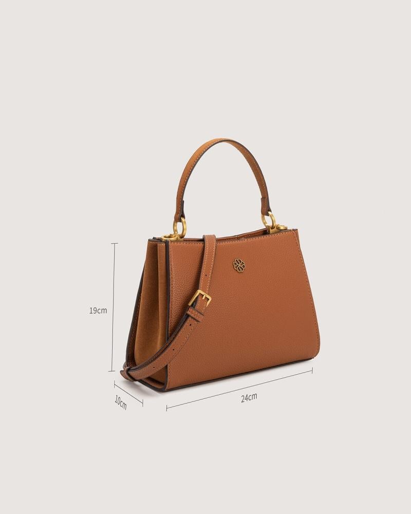 All-day bag in brown leather