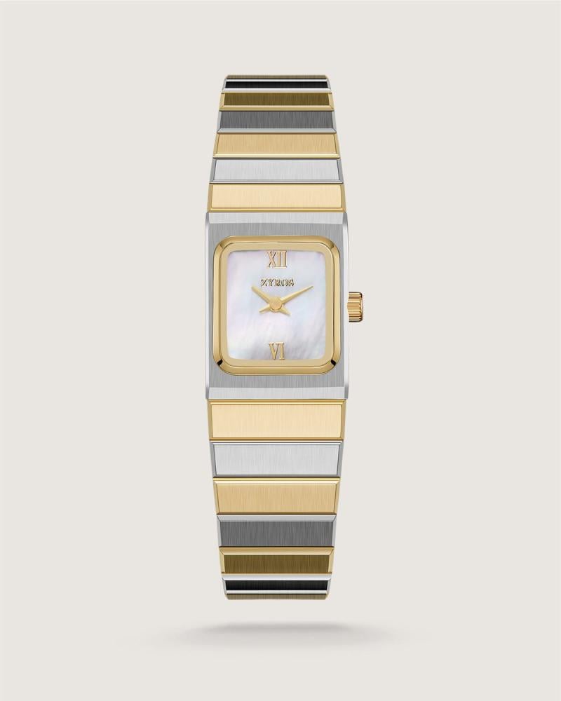 Ahed women's steel watch in gold and silver