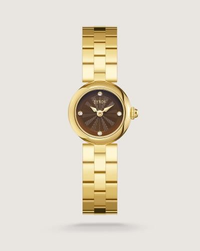 Azza women's watch, steel, gold color