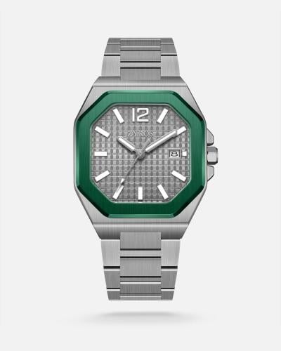 Rukn men's watch with a modern design in gray