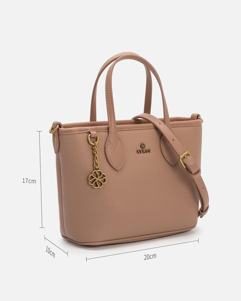 Shafaq women's bag, pink leather
