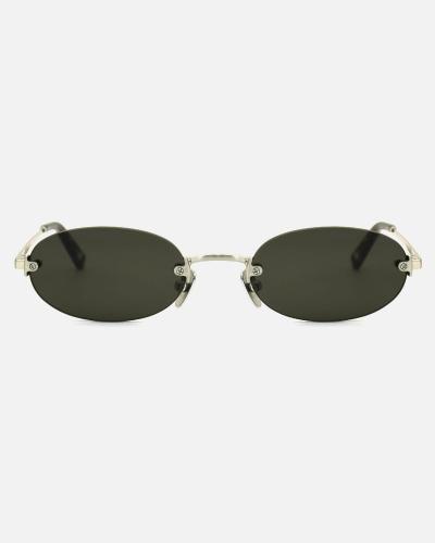 Women's Rimless Sunglasses Silver