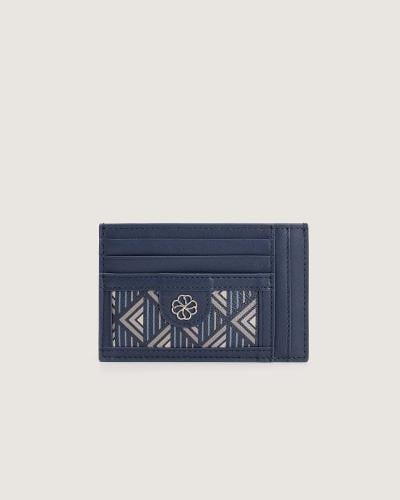 Stylish blue leather wallet