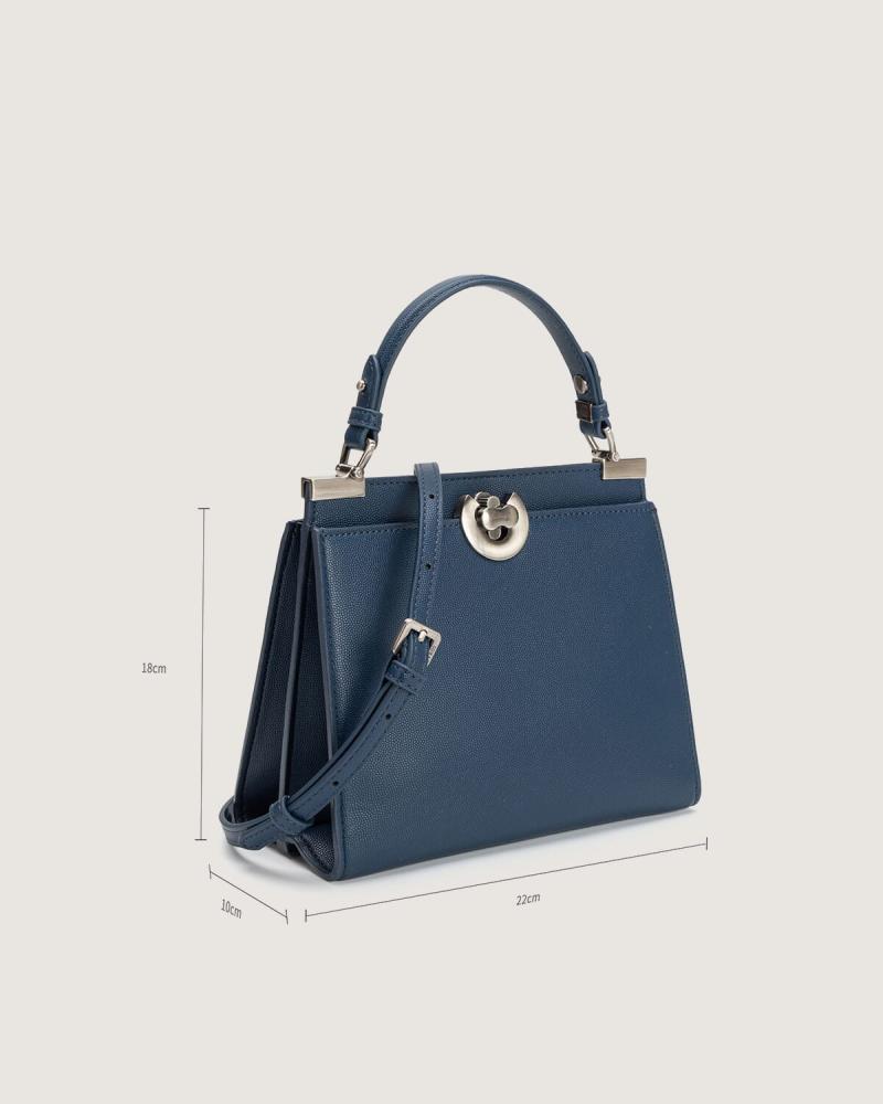 A stylish women's bag in blue