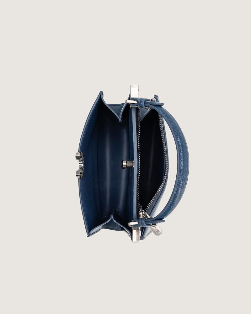 A stylish women's bag in blue