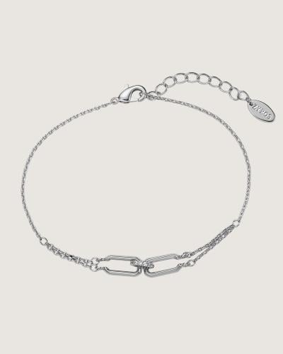 A delicate women's bracelet in silver
