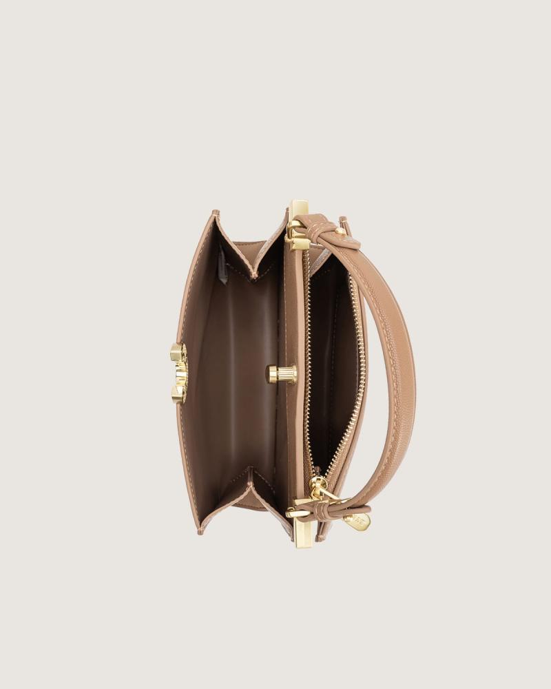 A stylish women's bag in brown