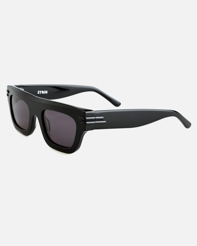 Women's Geometric Wide Frame Sunglasses  Black
