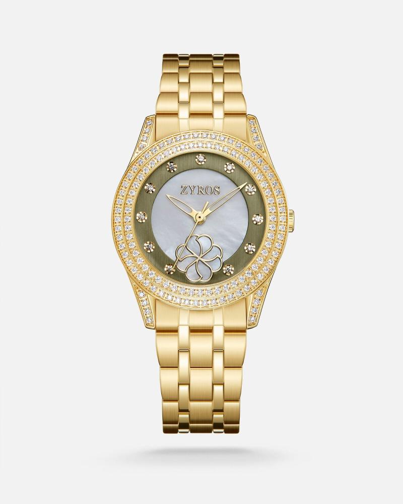 Classic women's watch in gold
