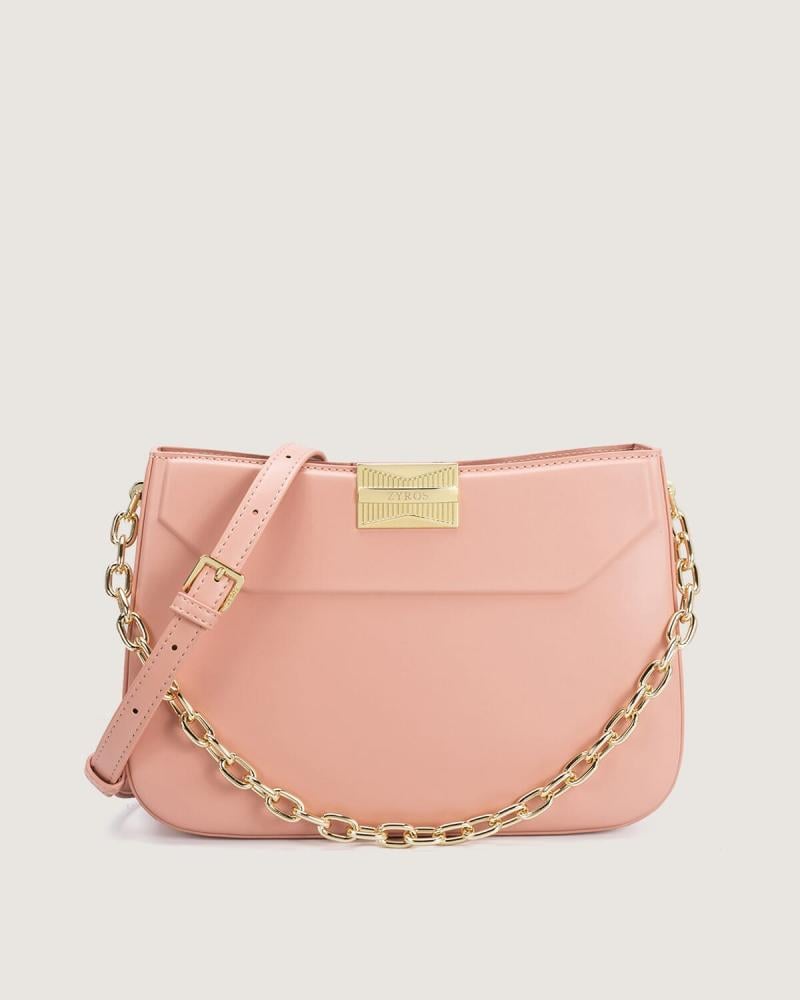 Elegant pink women's bag