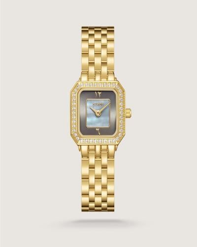 Sumou women's watch, steel, gold color