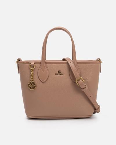 Shafaq women's bag, pink leather