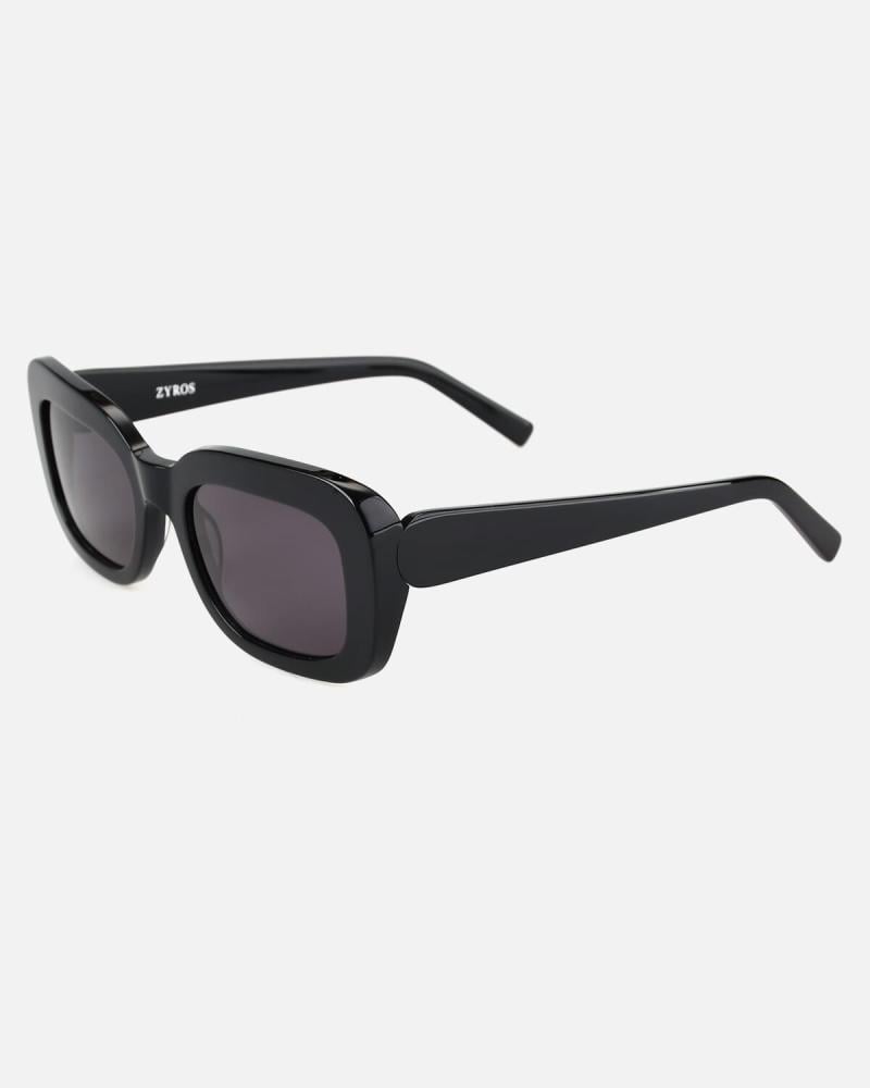 Women's Geometric Design Sunglasses  Black