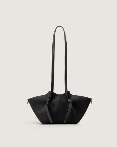 Women's Velvet Tote Bag in Black