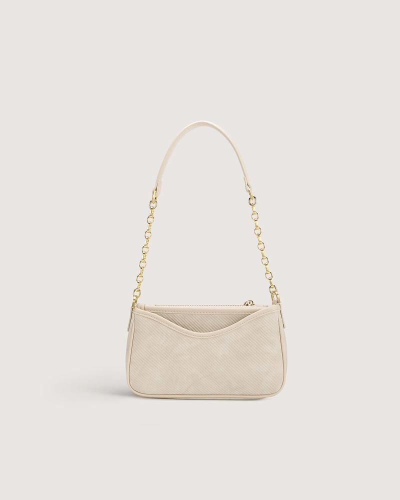Small women's bag in beige