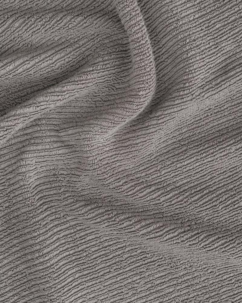 Set of two floor towels in gray