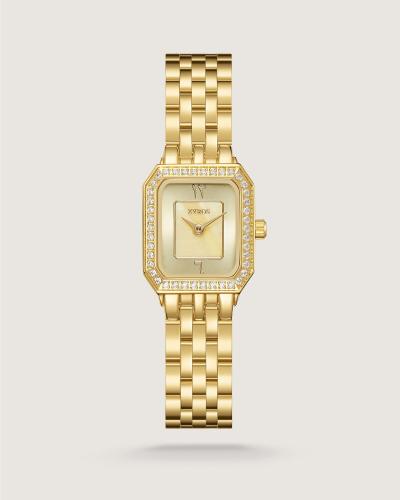 Sumou women's watch, steel, gold color