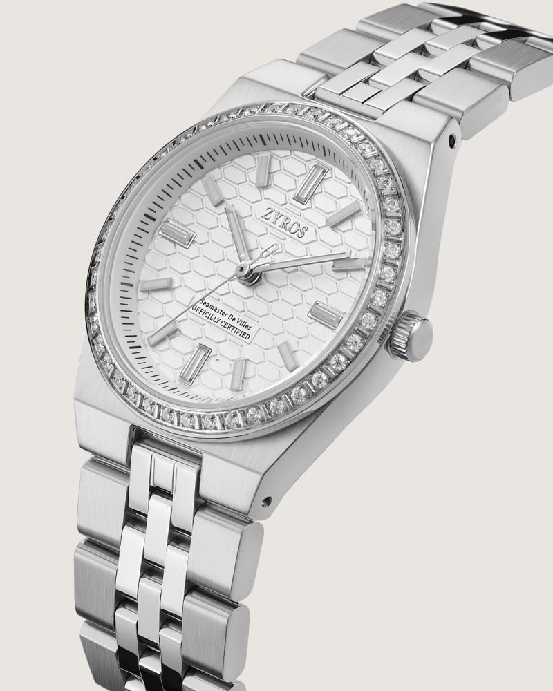 ساعة بريق النسائية ستيل بلون فضي