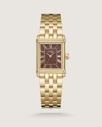 Shamoukh women's watch, steel, gold color