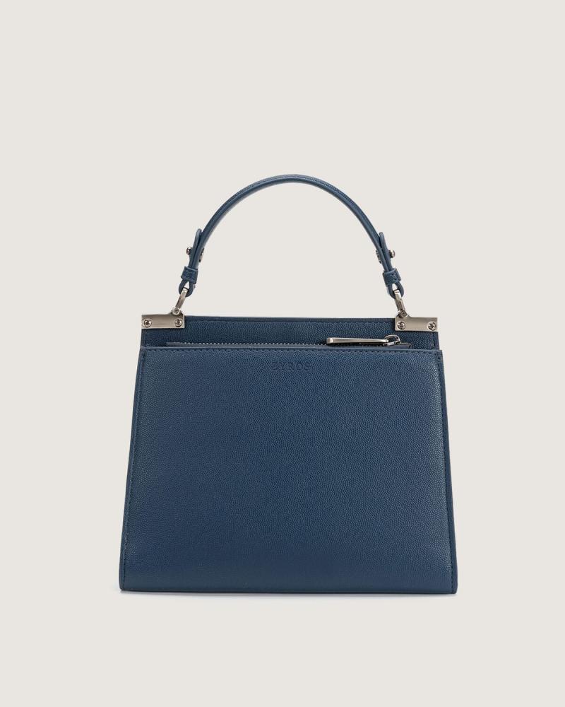 A stylish women's bag in blue