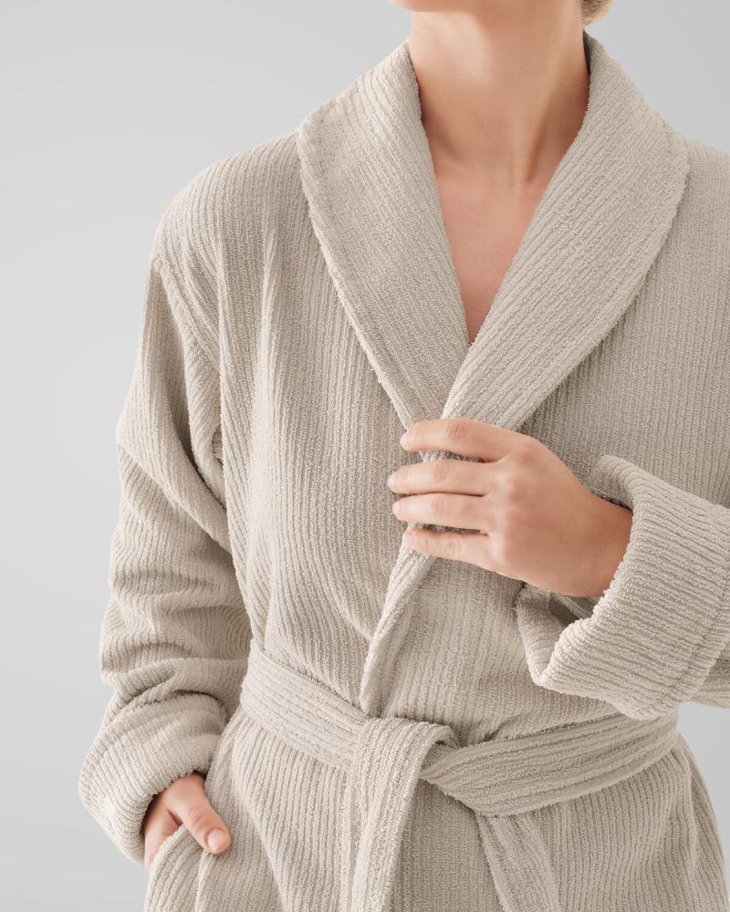 Warm beige bathrobe اختر المقاس:(M)