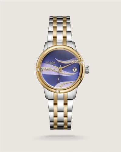 Mouj women's watch in steel, gold and silver color