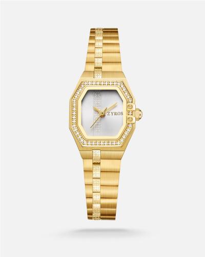 A women's steel watch that expresses your style in gold.